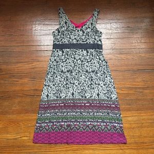 Athleta size small Grey Floral Dress